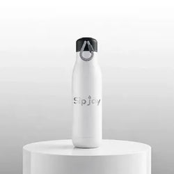 Adventure Series Rope-Handle Bottle. (White)