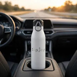 Adventure Series Rope-Handle Bottle. (White)