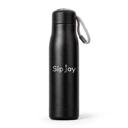 Adventure Series Rope-Handle Bottle. (Black)