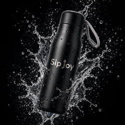 Adventure Series Rope-Handle Bottle. (Black)